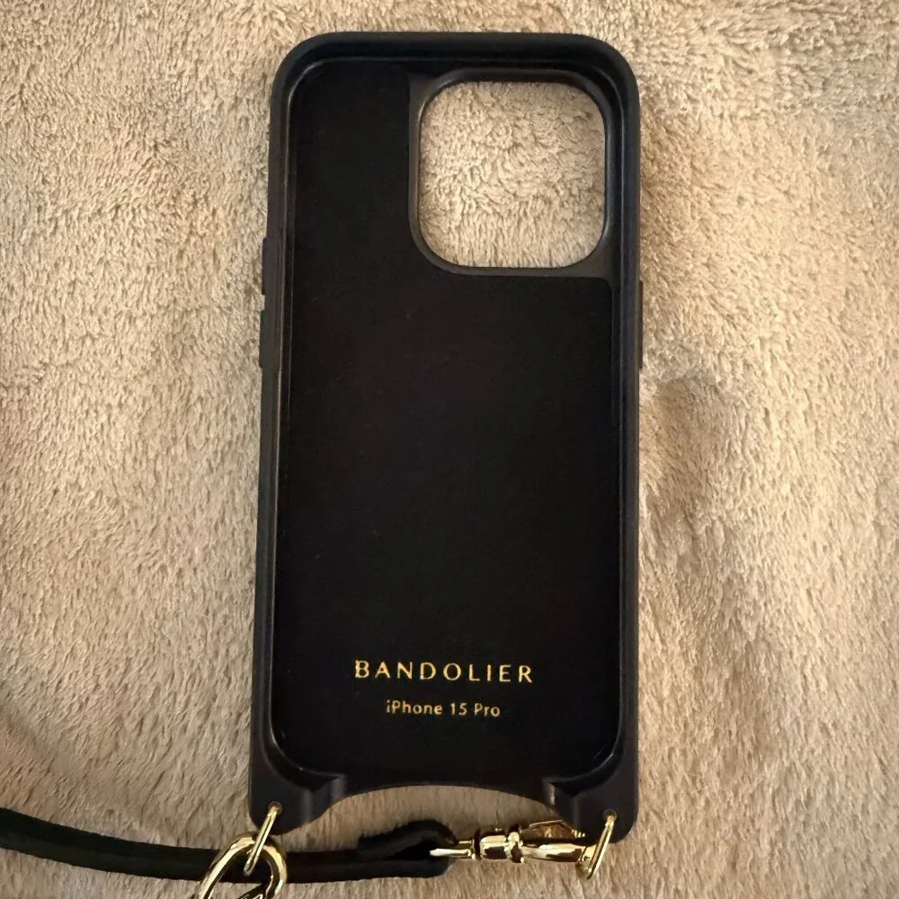 BANDOLIER- IPHONE 15 PRO- Magsafe Mile Case and Bodie Cross Body Strap - Picture 2 of 6